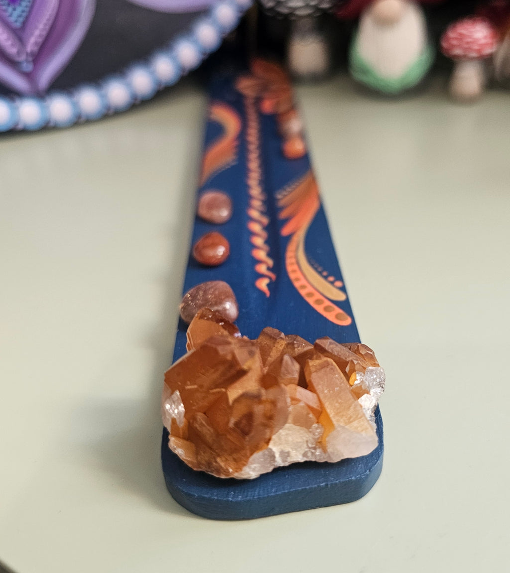 Encensoir avec quartz tangerine 🍊